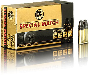 Cartouches .22LR RWS Special Match - site de l'armurerie TPC