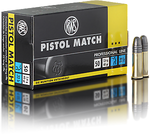 Cartouches .22LR RWS Pistol Match - site de l'armurerie TPC